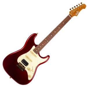 Jet Guitars JS-480 WRG Roasted Maple / Rosewood with Gold Hardware - Wine Red